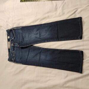 BKE jeans Sabrina Low Rise straight Women's 26 contrast‎ stitch BUCKLE